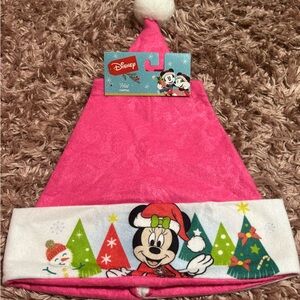 Disney Pink Holiday Hat with Minnie Mouse
